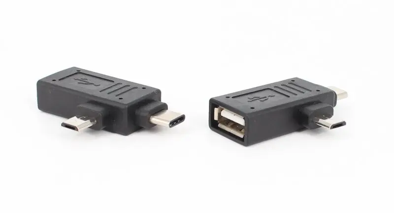 Тип C + Micro USB к USB2.0 адаптер мужчин и женщин USB3.1 к USB2.0 Micro USB для передачи данных Столяр