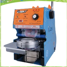 Электрическая автоматическая и ручная Пластиковая крышка для чашки машина коммерческий чашки запайки машина для продажи