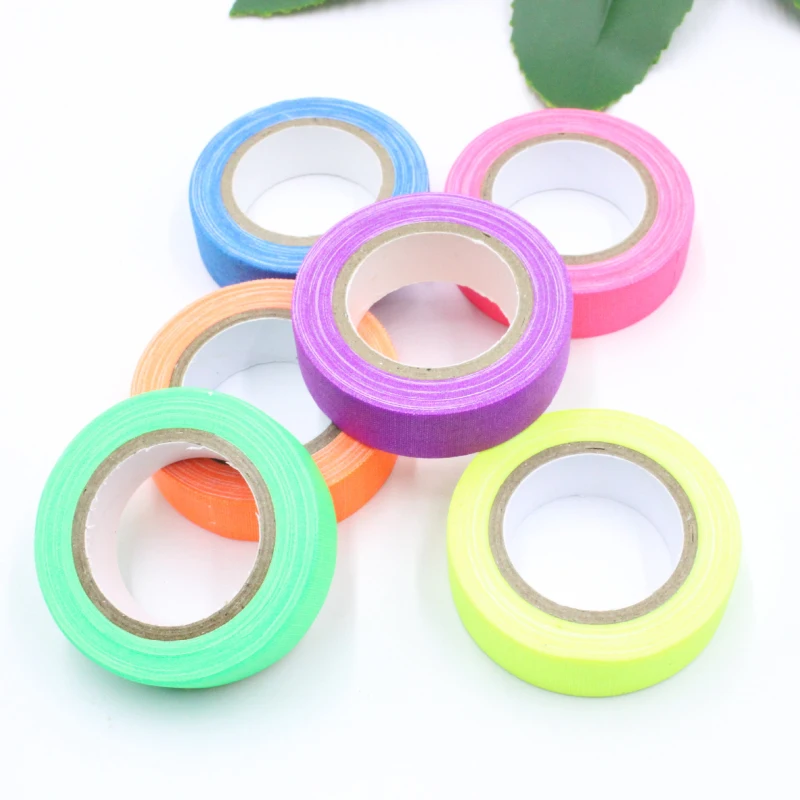 

6 pieces of heavy stage magic props show fluorescent anti-UV cotton tape easy to tear floor blackboard glow in the dark tape