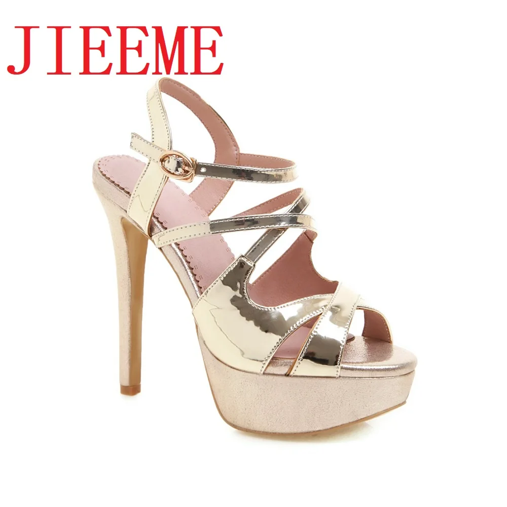 Hebilla Oro Tacones Super La De 2019 Las Plataforma Mujeres Verano Peep plata Sandalias Plata Talones Fiesta Delgada Oro Correa Moda Toe SCHwzq4