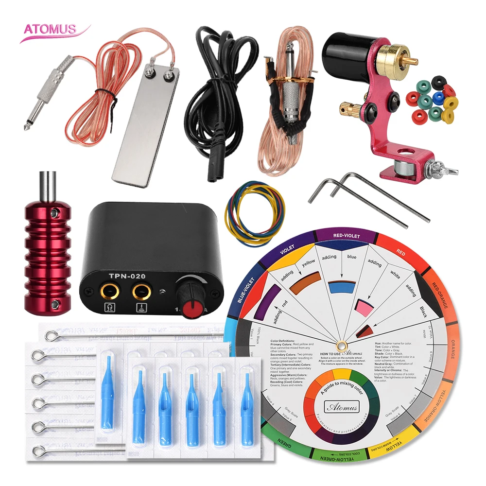 

Tattoo Machine Maquina De Tatuar Maquinas Rotativas Starter Set Ensemble A Tatouer Professionnelle Nueva Llega Suplies Tatuajes