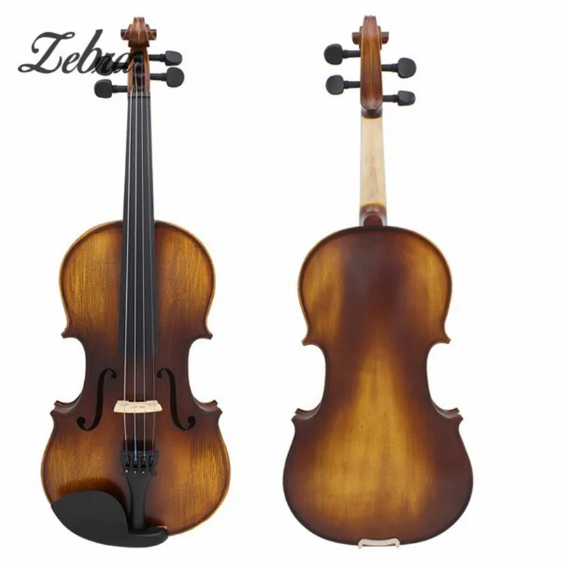 

Full Size 4/4 Acoustic Violin Stringed Instruments Fiddle with Violin Case Bow Accessories Set Kit For Musical Lover