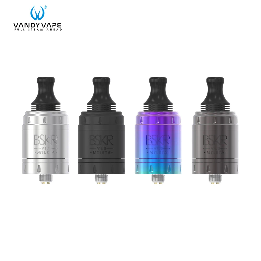 

Original Vandyvape Berserker V1.5 MTL RTA 2.5ML Vapor Tank Slot Airflow Vape Atomizer For Electronic Cigarette 510 Box Mod E Cig