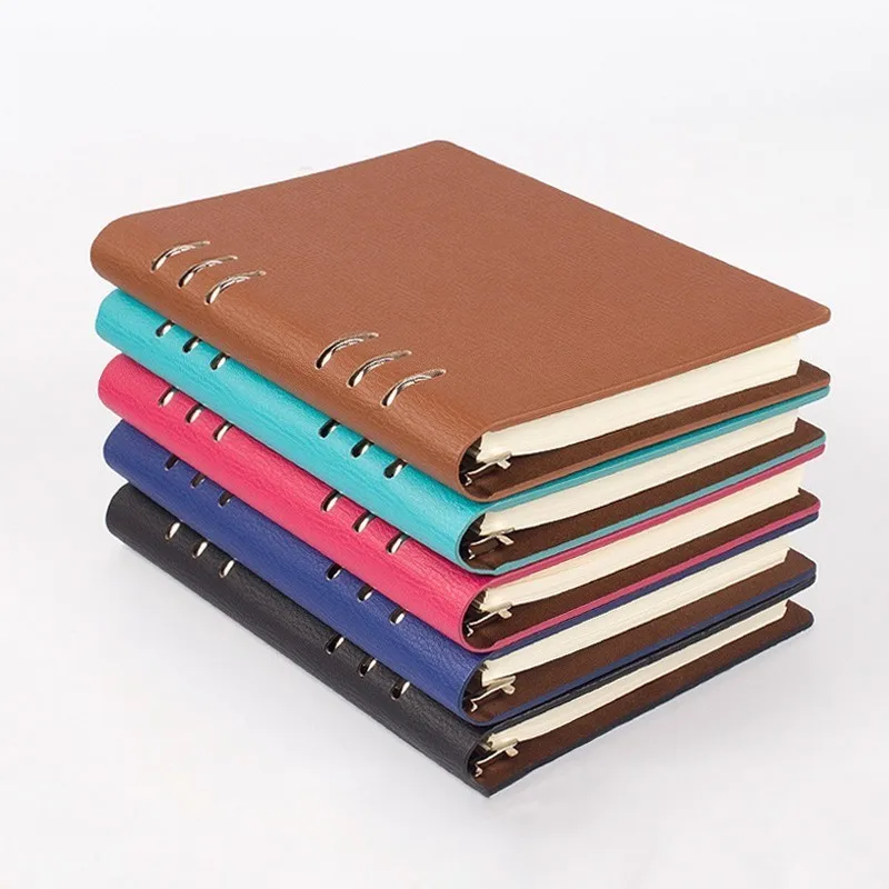 

A5 loose-leaf business notebook notebook stationery creative 6 hole folder leather diary book