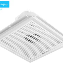 26 Вт вентилятор интегрированный потолок алюминиевая пластина Туалет кухня вытяжной лампблэк mute 300*300 труба потолок