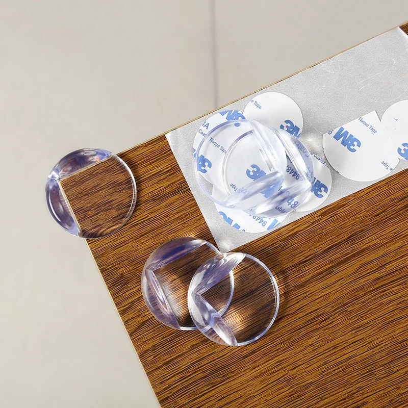 

4pcs/lot Rubber Ball Transparent L Shape Baby Safety Silicone Corner Protector Kids Soft Clear Table Desk Edge Corner Guards