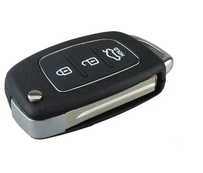 Preisei 10 шт./лот 3 кнопки дистанционного флип-ключ для автомобиля чехол брелоков для hyundai IX45 ключ Замена