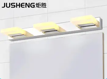 

Acrylic LED mirror headlights 3 head bathroom stainless steel bathroom lamp dressing table waterproof mirror lamps