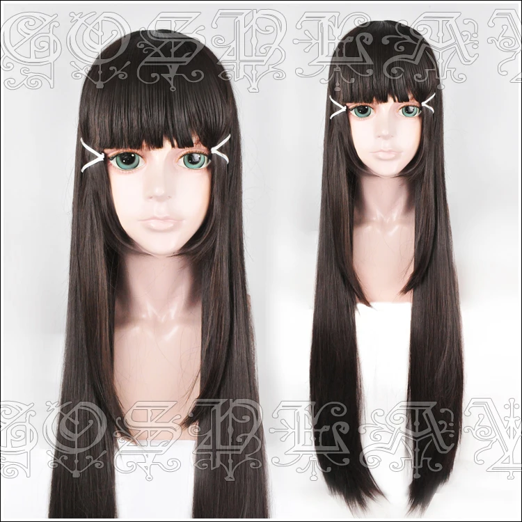 Anime LoveLive!Sunshine!! Dia Kurosawa Cosplay Wigs 80cm Long Straight Heat Resistant Synthetic Hair Wig + Cap | Тематическая