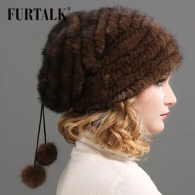 toboggan hat with fur