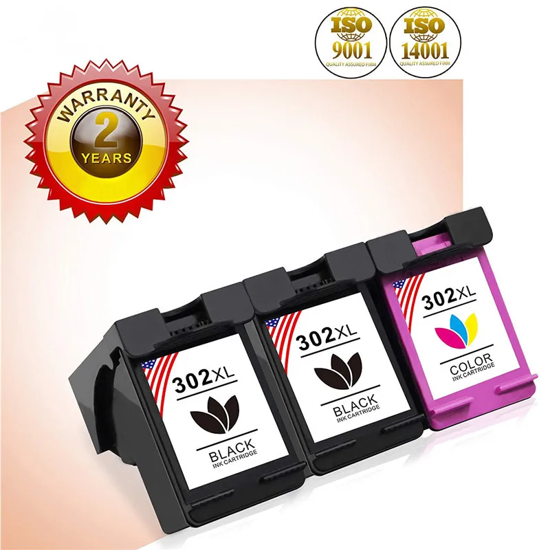 

TONER KINGDOM 3 Pk 302XL Re-Manufactured Ink Cartridge For HP Deskjet 1110 1115 2130 2132 2133 2134 2135 3630 Envy 4520 Printer