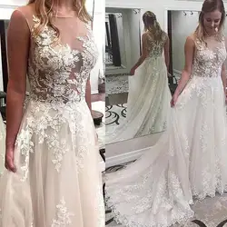 Элегантный атласный с бисером кружева принцесса длинным рукавом свадебное платье 2019 винтажное свадебное платье Vestido De Noiva индивидуальный