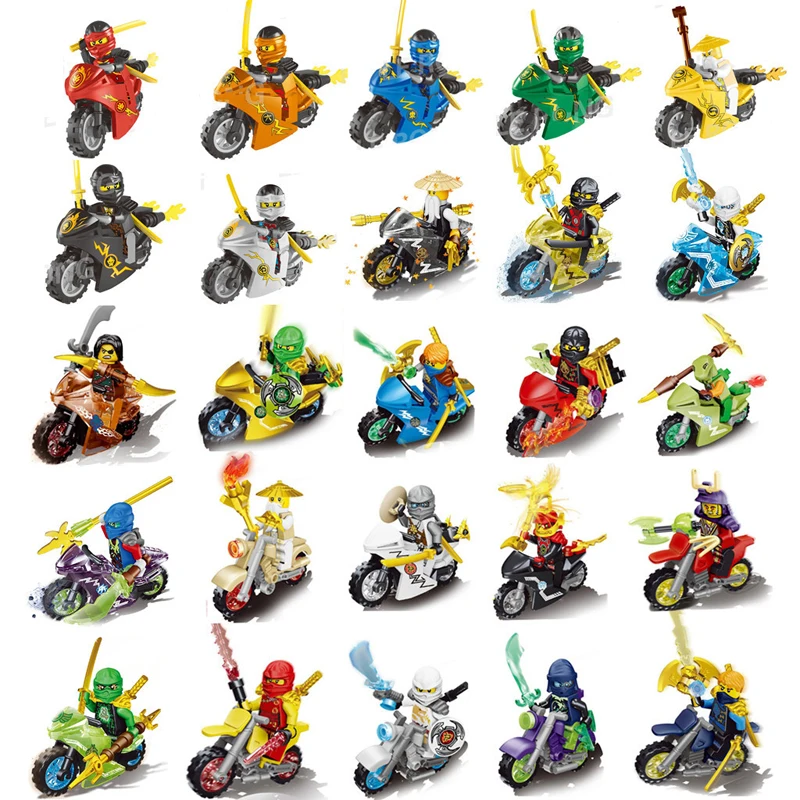 

Ninja Ninjago Kai Jay Zane Cole LegoINGlys NinjagoINGly Tornado Models Building Toys For Children Christmas