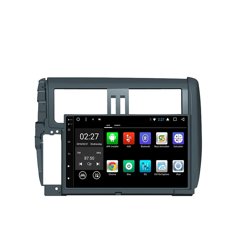 Clearance For Toyota PRADO 2010 9 inch HD Touch Screen Android 7.1 Quad Core Car Auto WIFI Radio Multimedia Player GPS Navigation 1