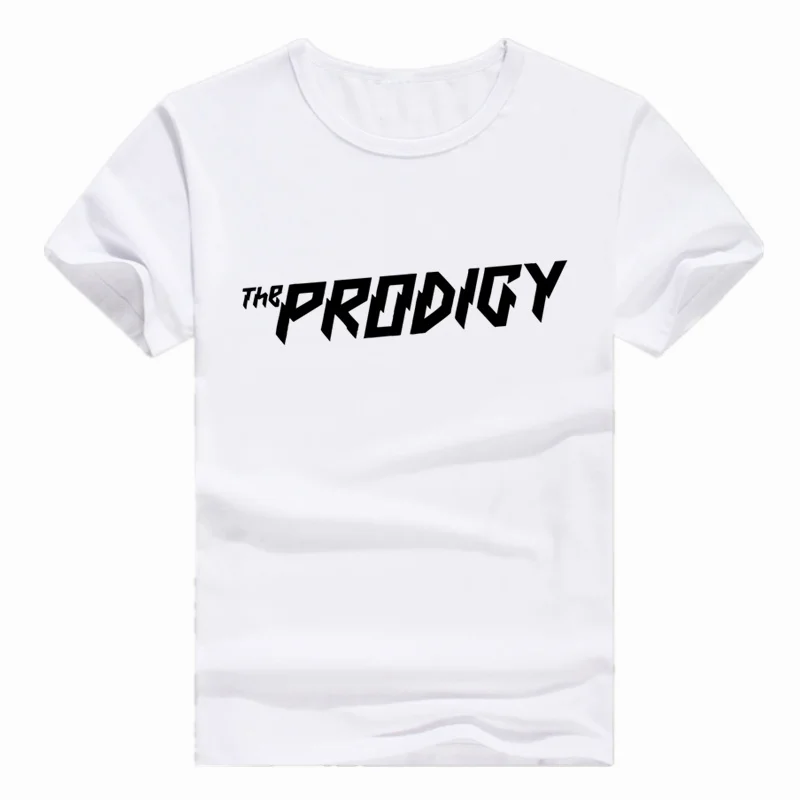 Азиатский размер с принтом THE PRODIGY EXPERIENCE Metal rock Band футболка коротким рукавом и