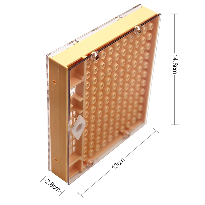 Инструменты для пчеловодства, королевская система для выращивания, наборы, 120 шт, пластиковые пчелиные клетки, чашки, коробка для выращивания, Cupkit, клетка для королевы, Новинка