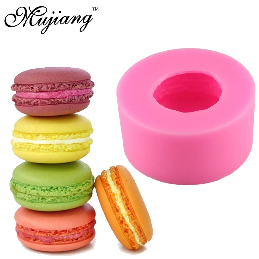

Macaroon Hamburger Cake Silicone Baking Molds Fondant Cake Decorating Tools Soap Clay Resin Mold Gumpaste Chocolate Candy Moulds
