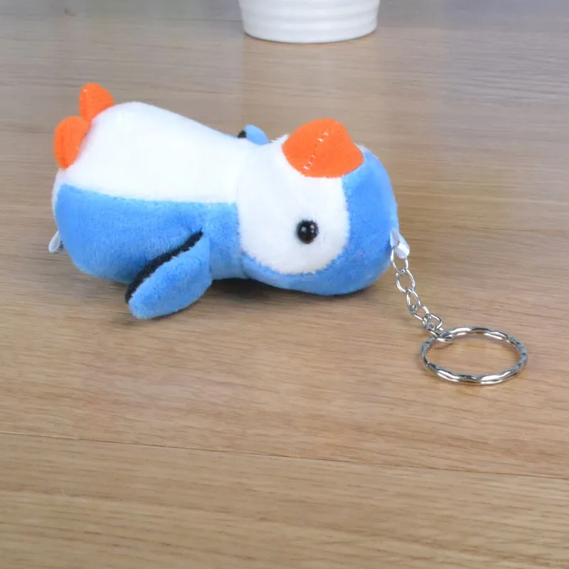 2017 New Super Cute Penguin Plush Toys Kawaii Penguin Small Key Bag Pendants Dolls 12pcslot  Random Color  (9)