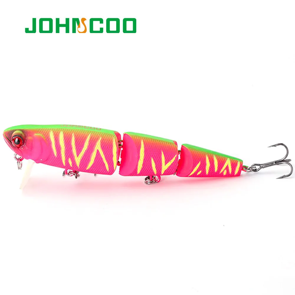 JOHNCOO Topwater воблер и во время плавания с резиновым покрытием рыболовная приманка 98