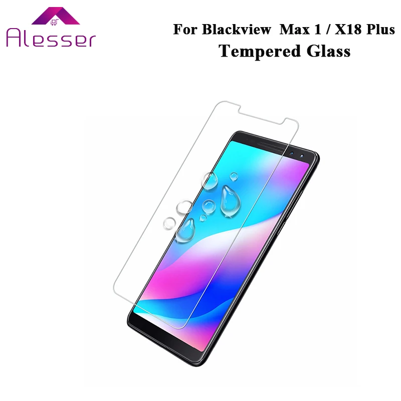 Alesser для Blackview X18 Plus, закаленное стекло, Передняя пленка, устойчивая к царапинам, защитная стальная пленка для Blackview Max 1, мобильный телефон