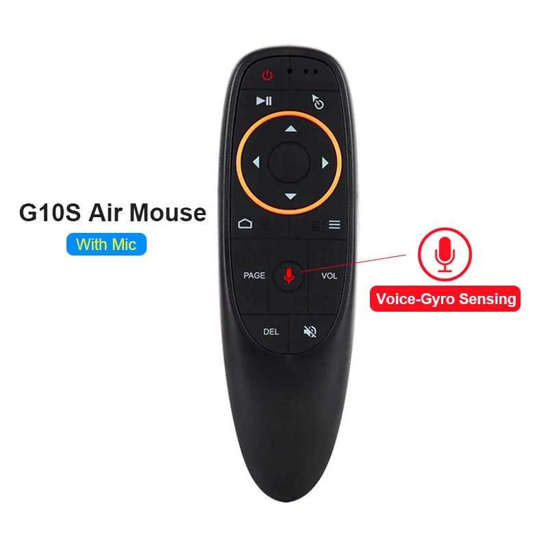 G10 Air mouse G10S Голосовое управление 2,4 ГГц беспроводной с гироскопом зондирования игры Голосовое управление умный пульт дистанционного управления для Android tv BOX - Цвет: voice-Gyro Sensing