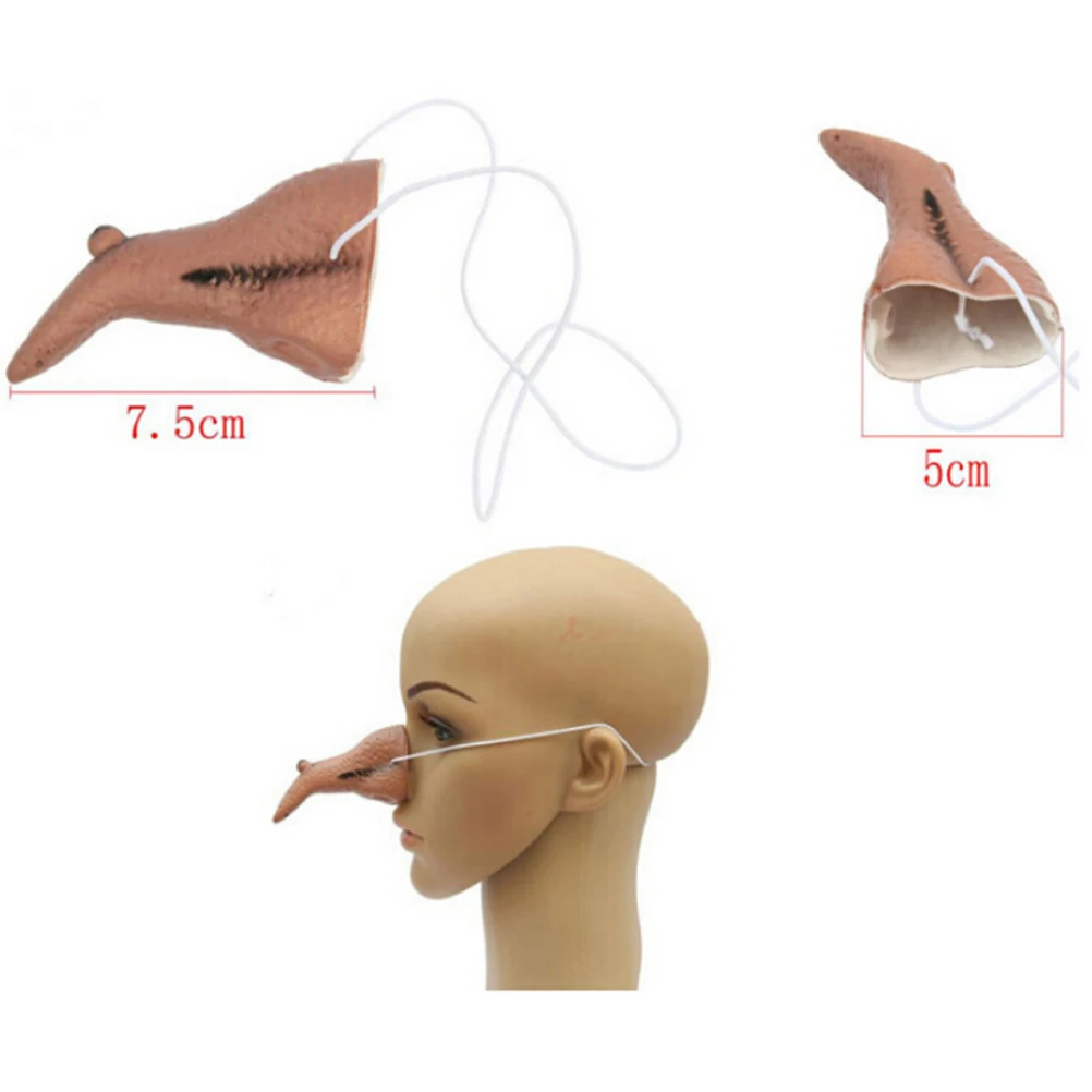 Карнавальный праздник Хэллоуина и злой нос ведьмы Хеллоуин костюм аксессуар девушка леди нос для Хэллоуина поставка