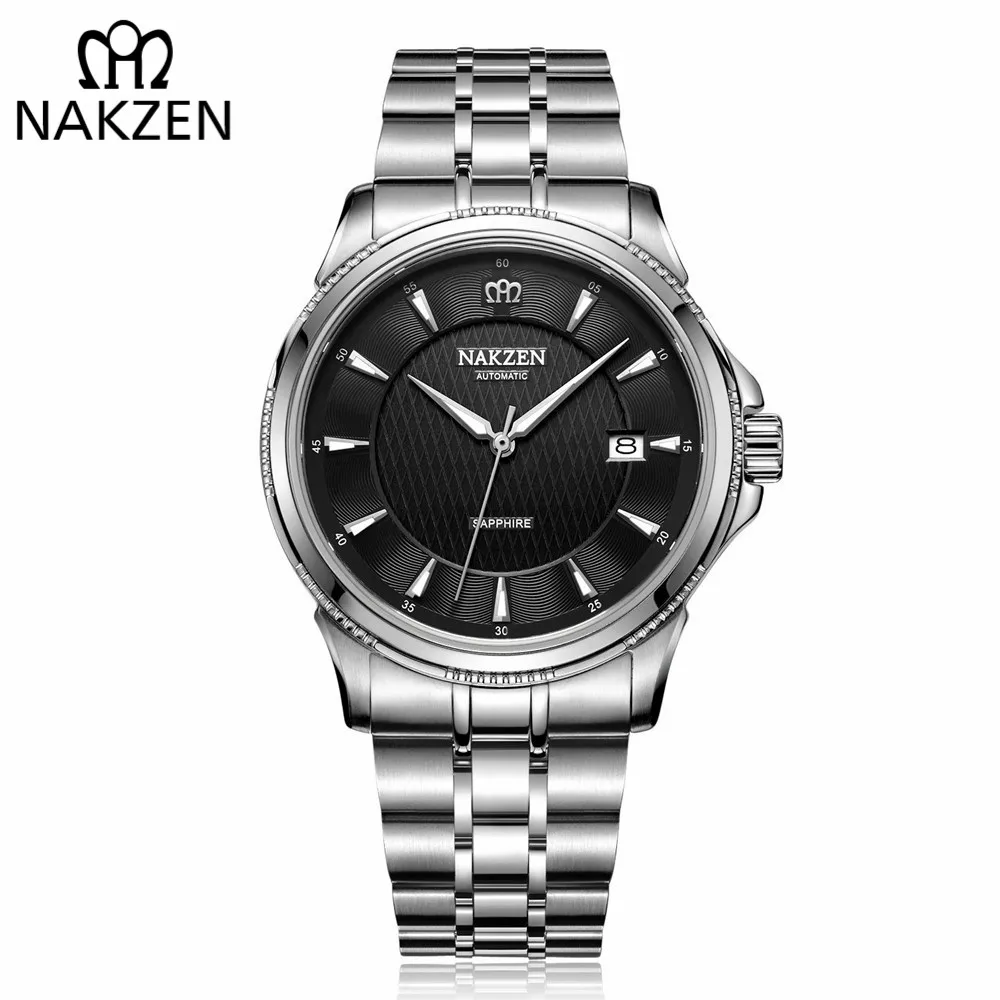 NAKZEN Brand Luxury Men Automatic Mechanical Watches Business Classical