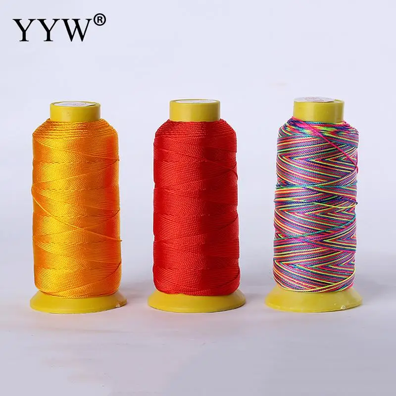 

100m/Pcs 2mm Colorful Nylon Cord Sewing Stringthread Cord For Diy Jewelry Making Nylon String Rope Wrapping String Thread