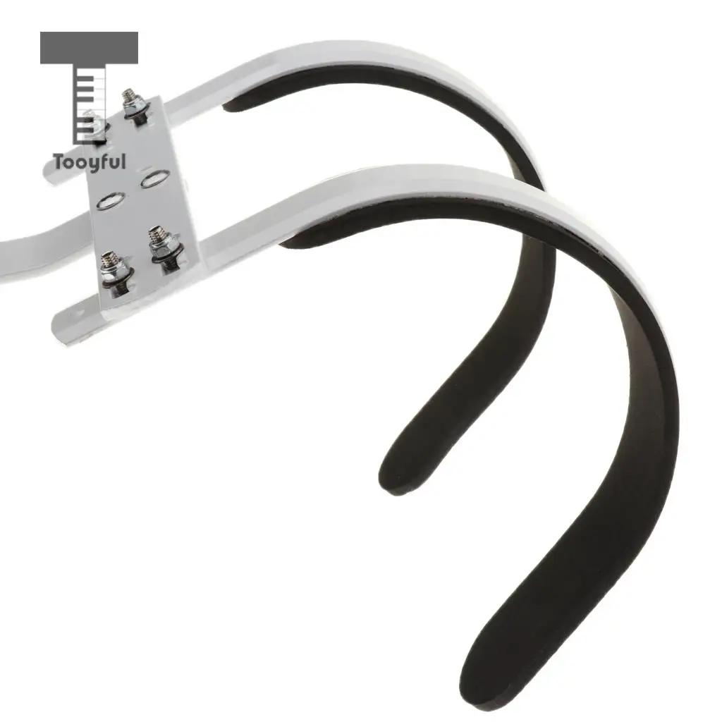 Tooyful Adjustable Aluminium Alloy Marching Small Snare Drum Carrier Holder for Drummer Percussion Accessory