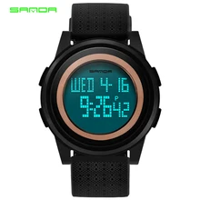 

SANDA Brand New 2017 Sports Watches Men LED Electronic Digital Watch 30M Swim Outdoor Casual Military Army Wristwatch