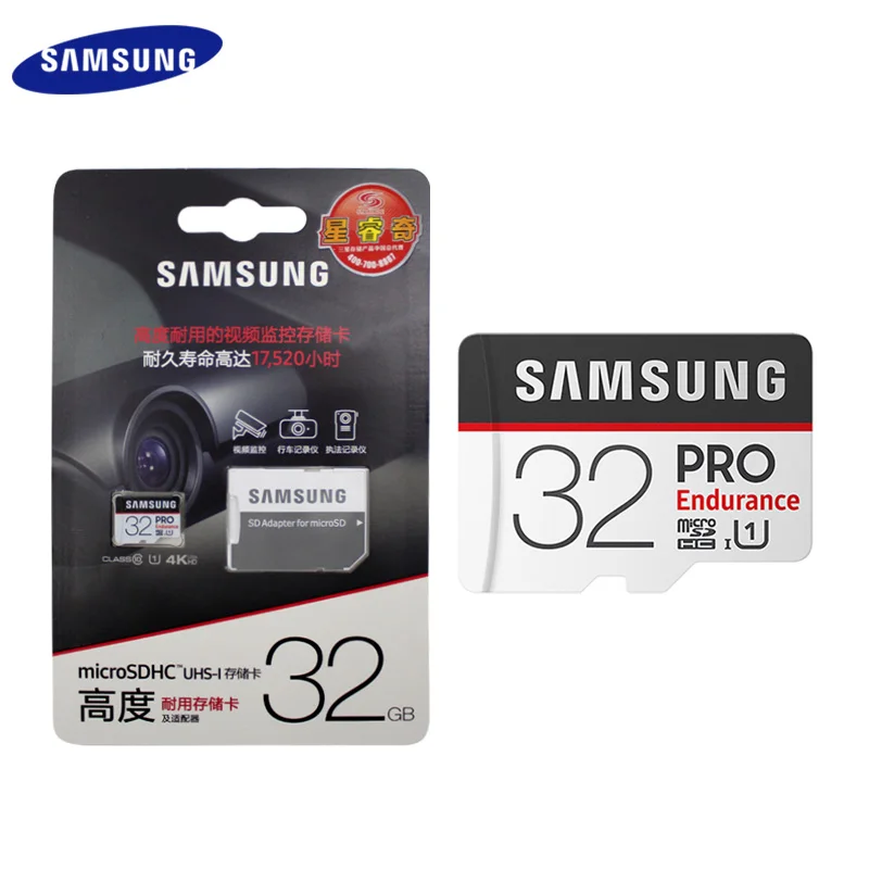 Карта памяти SAMSUNG Pro Endurance Micro SD 32 Гб 64 Гб 128 Гб Карта памяти SDHC SDXC UHS-I флэш-карта для внешнего хранения