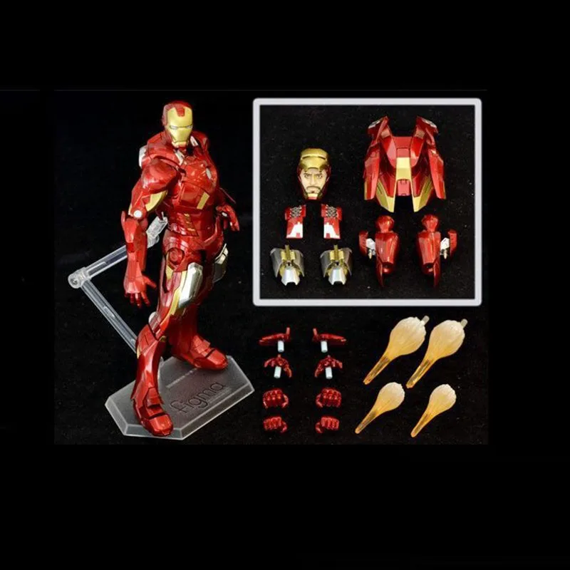 

14CM Marvel Avengers Infinity War EX-018 IRON MAN Mark Guardians of the Galaxy PVC Action Figure Collectible Model Toy