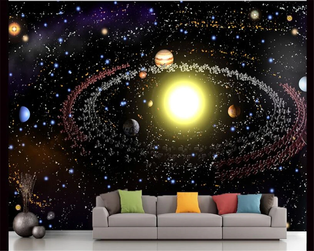 Beibehang Modern Creative Aesthetics 3d Wallpaper Universe Starry