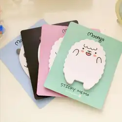 2 шт./лот Kawaii довольно животных Sticky memo pad заметки школы канцелярские принадлежности для студентов книга