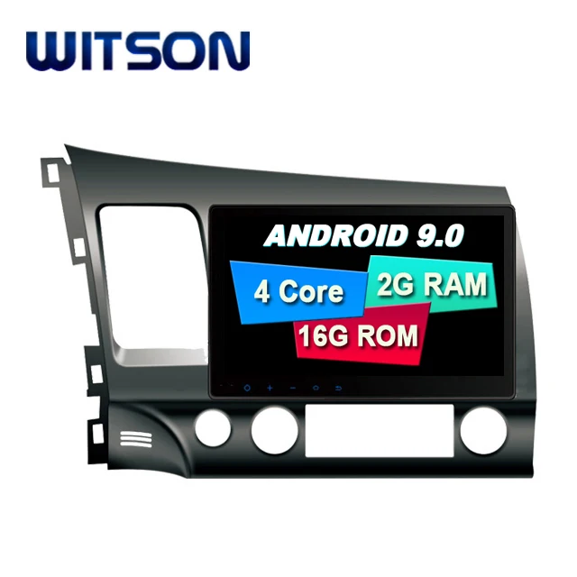 Flash Deal WITSON Android 9.0 CAR DVD PLAYER for HONDA CIVIC 2007-2011 GPS NAVIGATION AUTO STEREO RADIO +DVR/WIFI+DSP+DAB+OBD+TPMS 0
