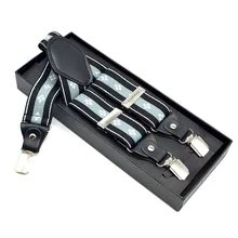 Для взрослых мужские подтяжки 3 клипы 3,5 см ширина формальный модный стиль густо подтяжки индивидуальные услуги подтяжки