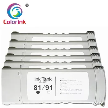 

ColoInk 81 Ink tank for HP 81 ink cartridge Designjet 5000 5000PC 5500 printer ink cartridge within DYE INK large capacity 680ML