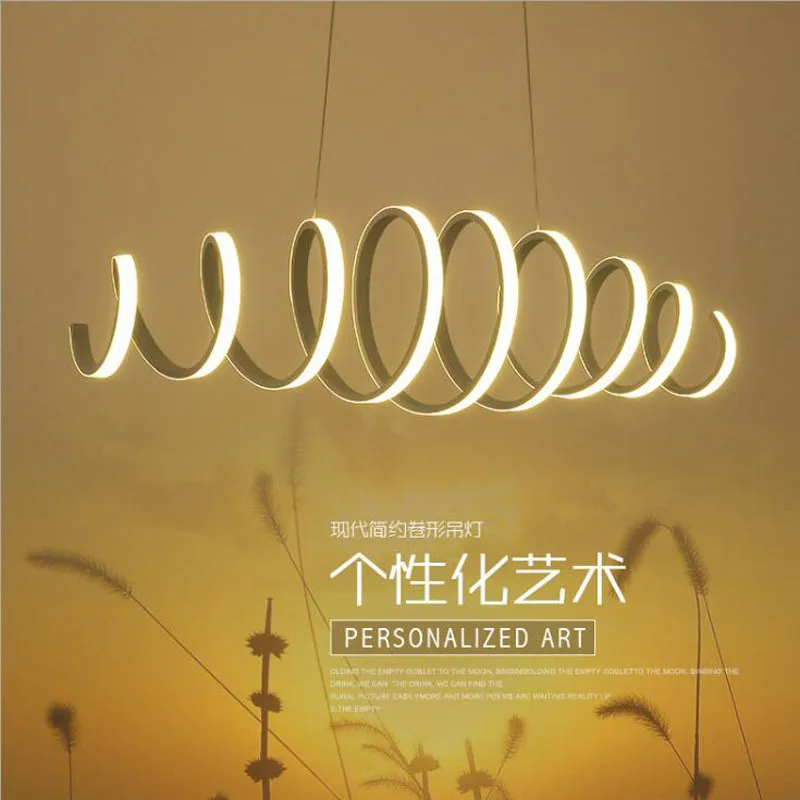 

L Personality Art Living Room Light Simple Modern Chandelier Bar Cafe Creative Chandelier Fashion Restaurant Light Spring