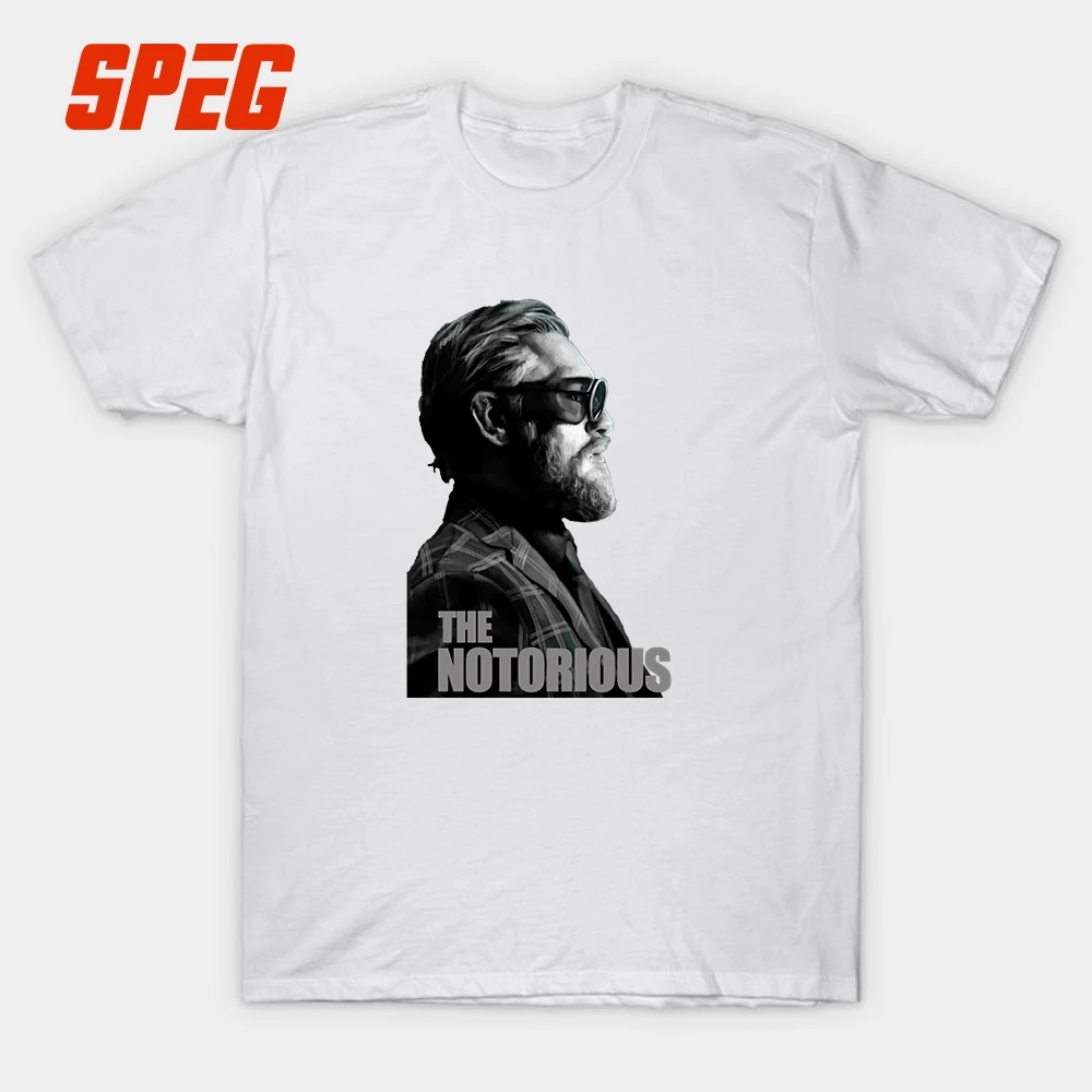 

T Shirt Tops Men The Notorious Conor McGregor The Kingof MMA Adult Crew Neck Short Sleeve T-Shirt Popular Men Tees
