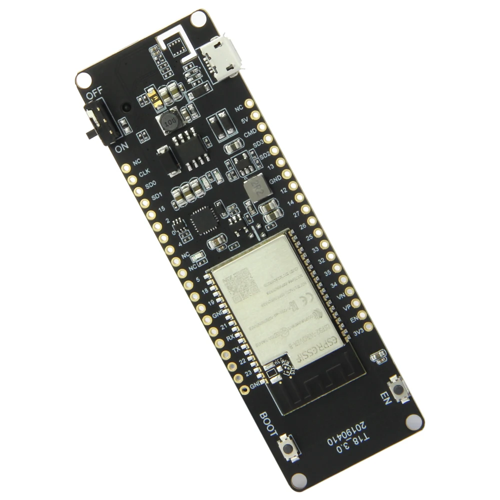 TTGO T-энергии ESP32 8 Мбайт PSRAM ESP32-WROVER-B Wi-Fi и Bluetooth модуль 18650 Батарея макетная плата