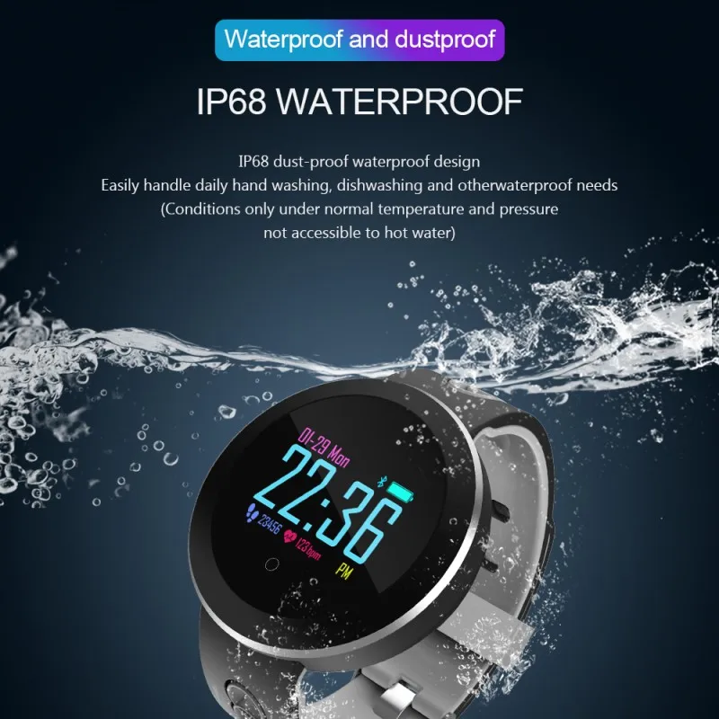 Смарт браслет CUFOK Q8 Pro Bluetooth пульсометр измерение давления и кислорода|waterproof