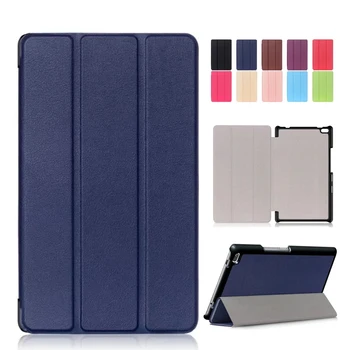 

For Lenovo Tab4 8 PU Leather Case Cover 8'' Tablet Protective Stand Shell for Lenovo TAB 4 8 TB-8504F TB-8504N Smart Fundas Skin
