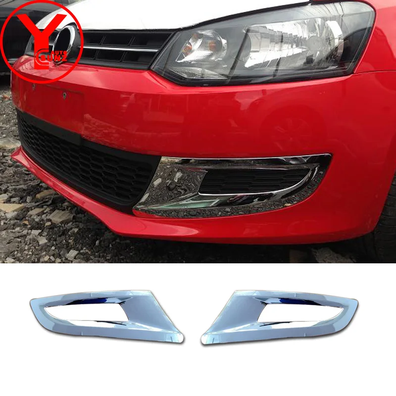 Buy 2009 2016 front fog light cover For Volkswagen
