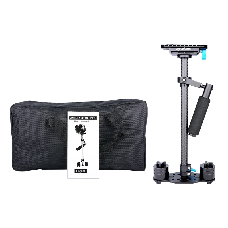 

Yelangu S60T Professional Portable Carbon Fiber Mini Handheld Camera Stabilizer Dslr Camcorder Video Steadicam Better Than S60