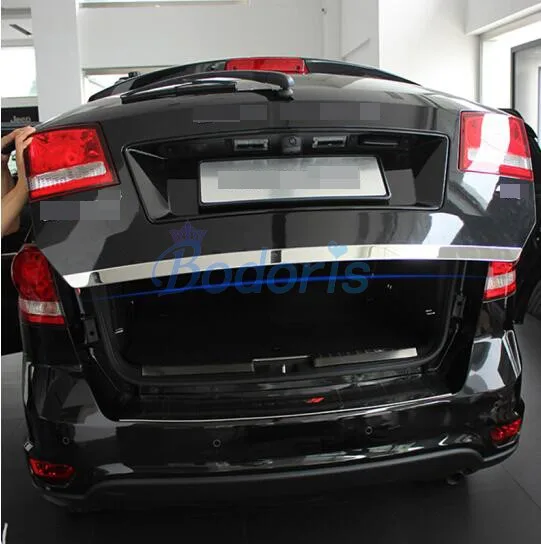 

Accessories Rear Trunk Steamer Trim 2009 2010 2011 2012 2013 2014 2015 2016 2017 2018 For Dodge Journey JUCV Fiat Freemont Car