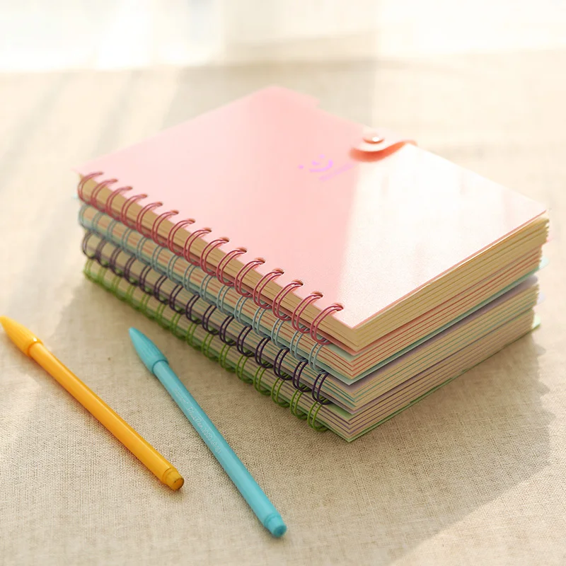 smile macarons creative coil notepad notebook korea stationery