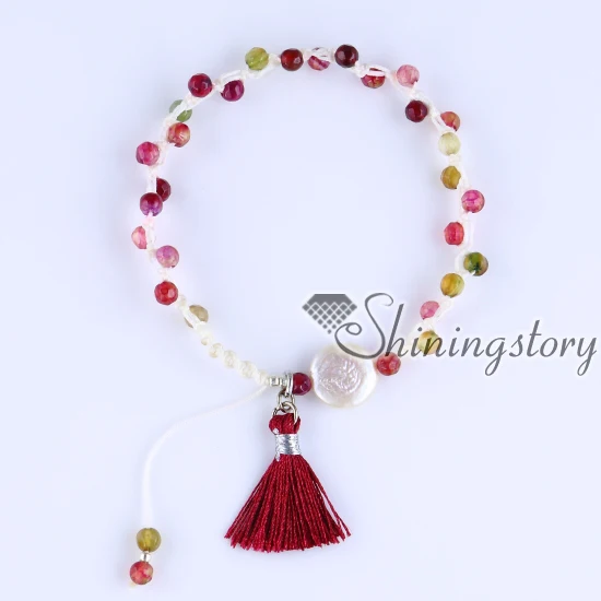 

white freshwater pearl bracelet with tassel bohemian style jewelry boho jewelry boho bracelet pearl bridal jewelry