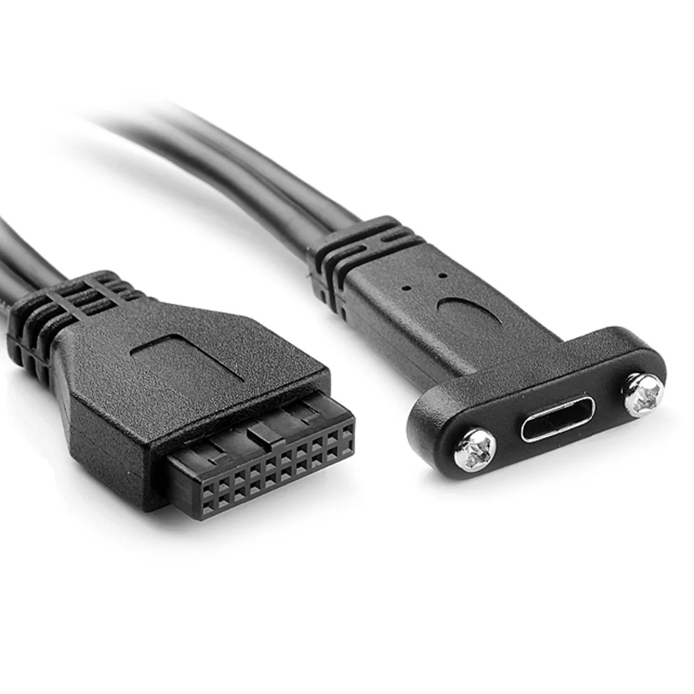 Расширительный кронштейн для задней панели USB Type C 20 контактный разъем