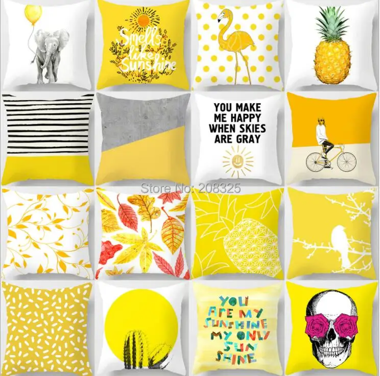 yellow pillows