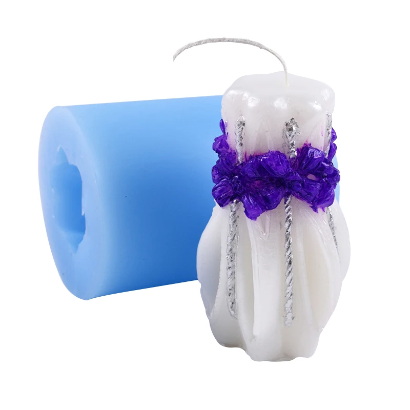 

3D Silicone Candle Mold Vase Shape Handmade Soap Resin Clay Craft Mould